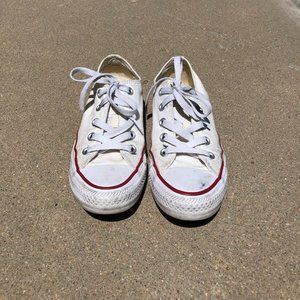 White Converse Chuck Taylors